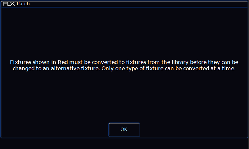 Red Fixtures Warning