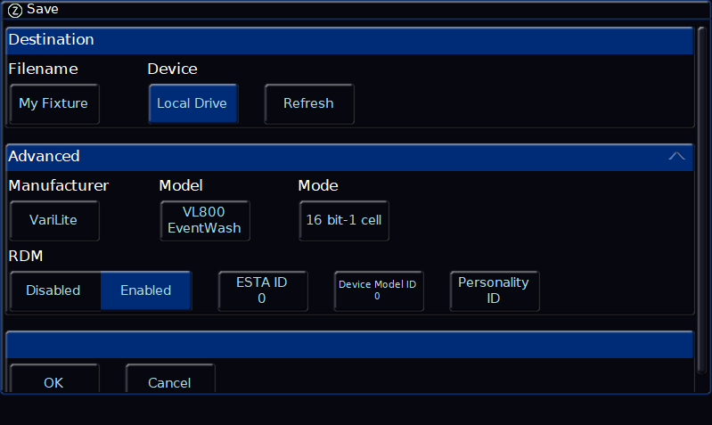 Exportfixturerdm