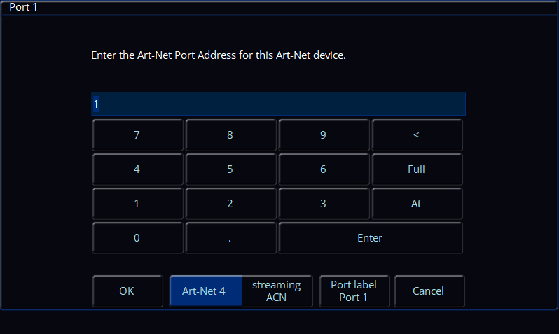 Artnetdeviceport