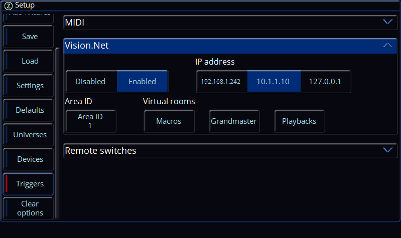 Triggersvisionnet