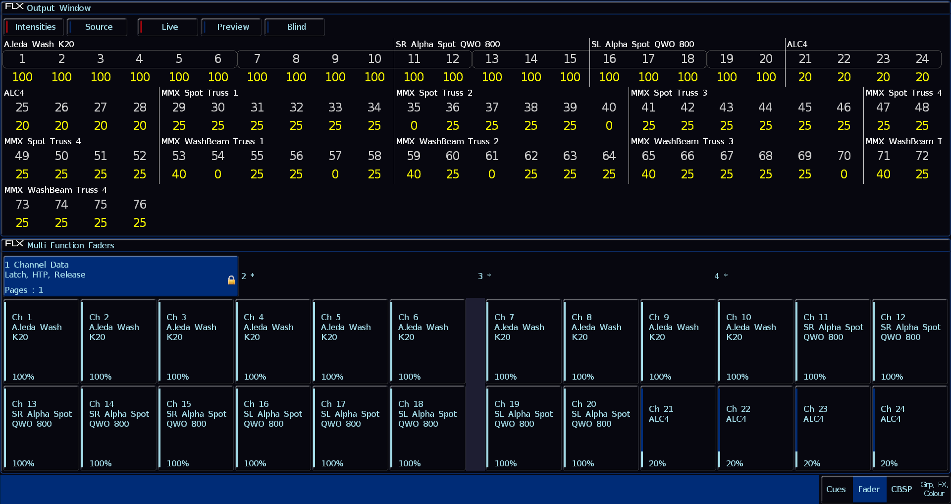 Flx Faders Desktop