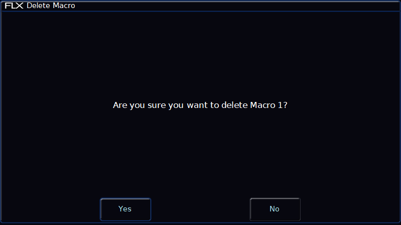 Macrodelete